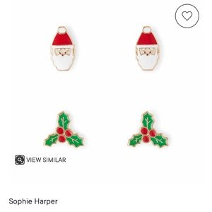 Sophie Harper (Rocksbox) Santa stud pack earrings